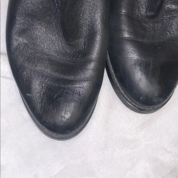 Franco Fortini Black and Gray Over the Knee Boots - Picture 7 of 13